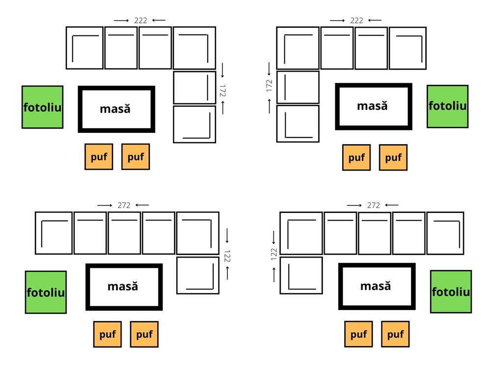 Mobilier de grădină din plastic Rellme